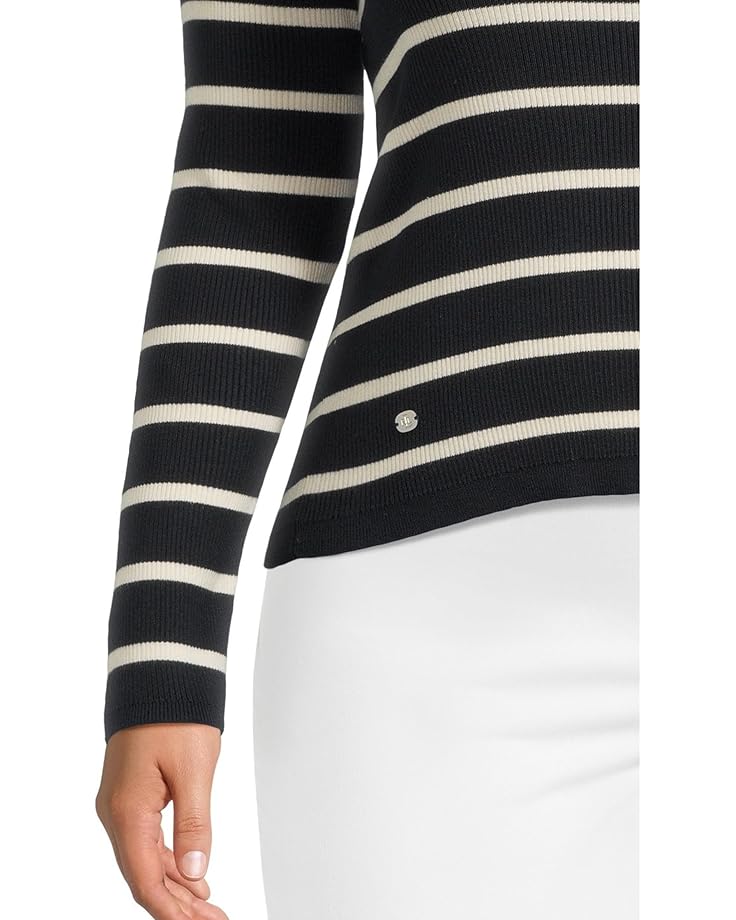 Lauren Ralph Lauren Striped Rib-Knit Crew Neck Sweater - #4 of 5