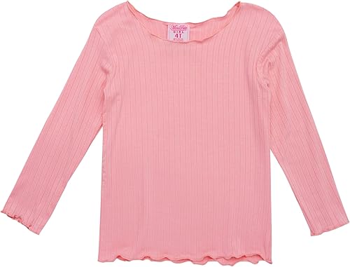 Miniatura 6 de Mon Petit Baby Girls' Pajama Set - 8 Piece Rib Knit Sleepwear Shirt and Jogger Pants (12M-7)