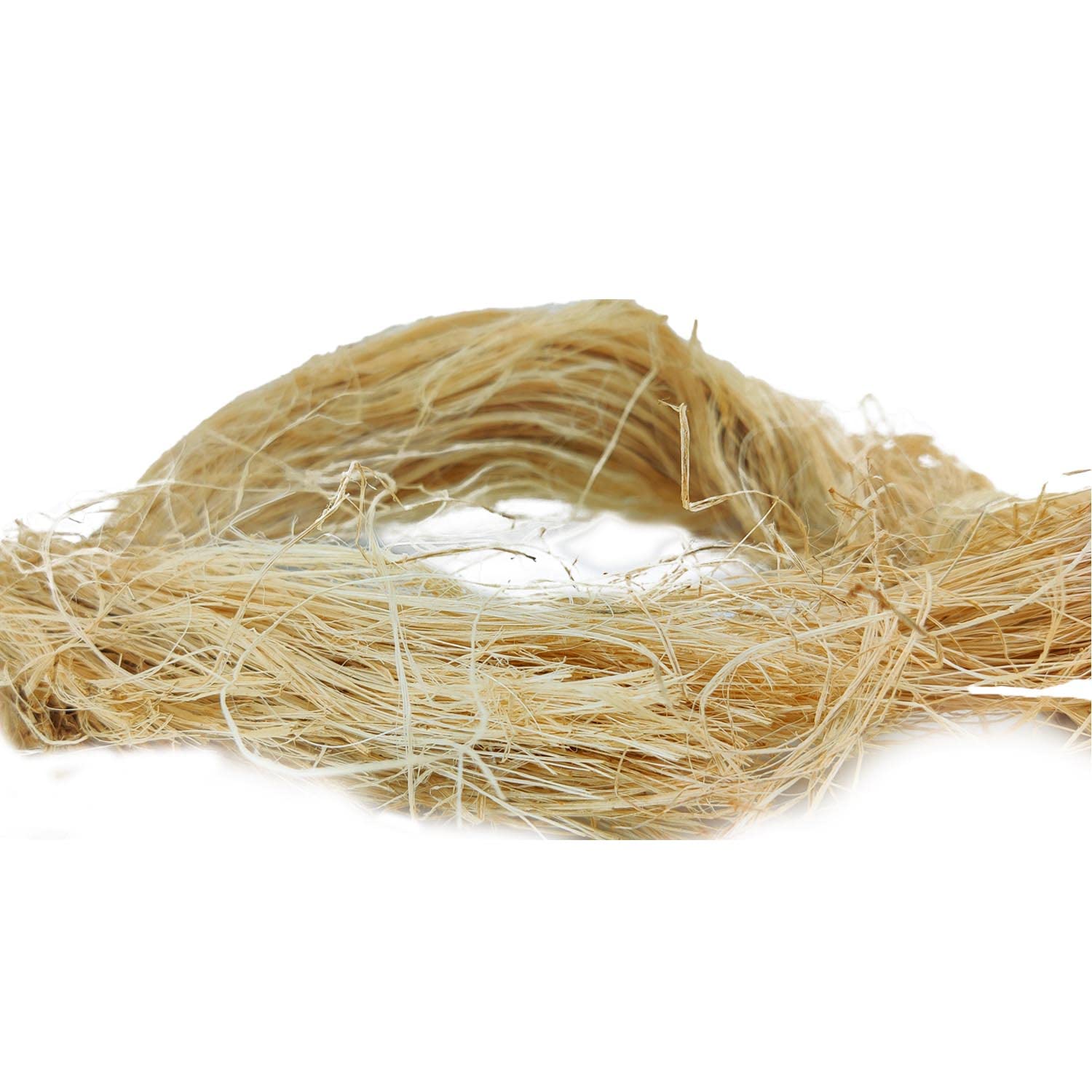 Aumni Crafts Natural Banana Fiber Raw Material (3.5 OZ / 100 Grams) for Making Fabric Handicrafts Mats Utilities Multipurpose Packaging Void Fillers