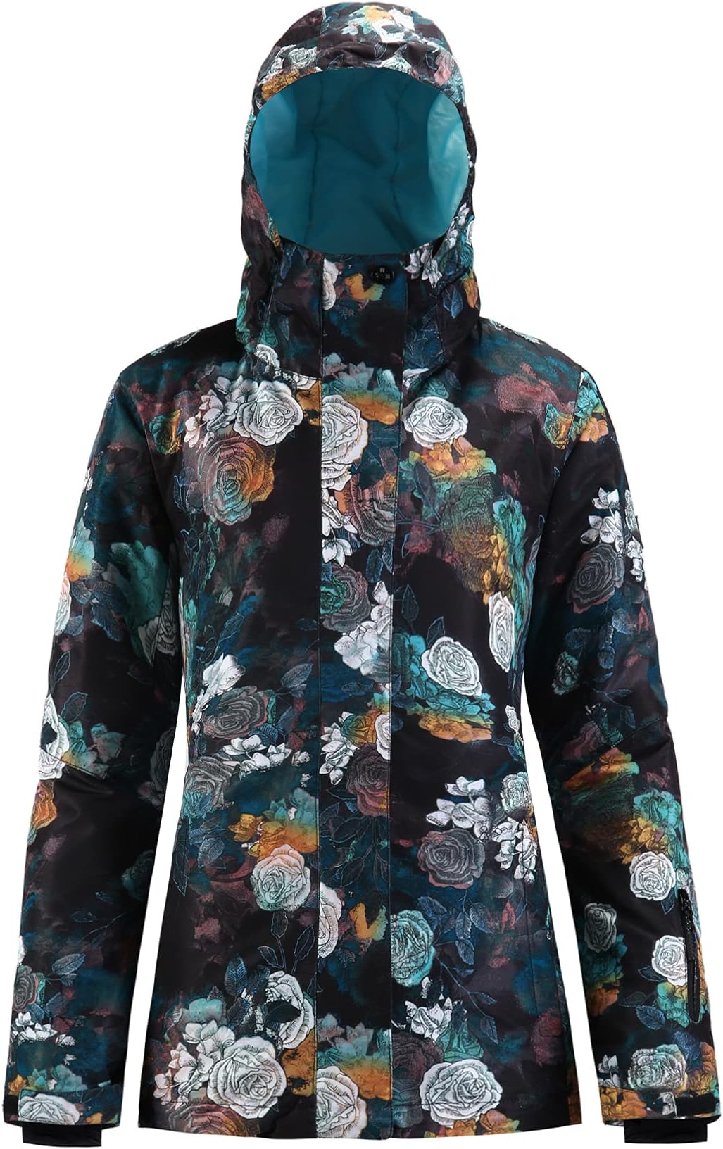 Women's Ski Jacket Snow Coat Waterproof Windproof Snowboard Jacket Insulated Hooded Winter Warm