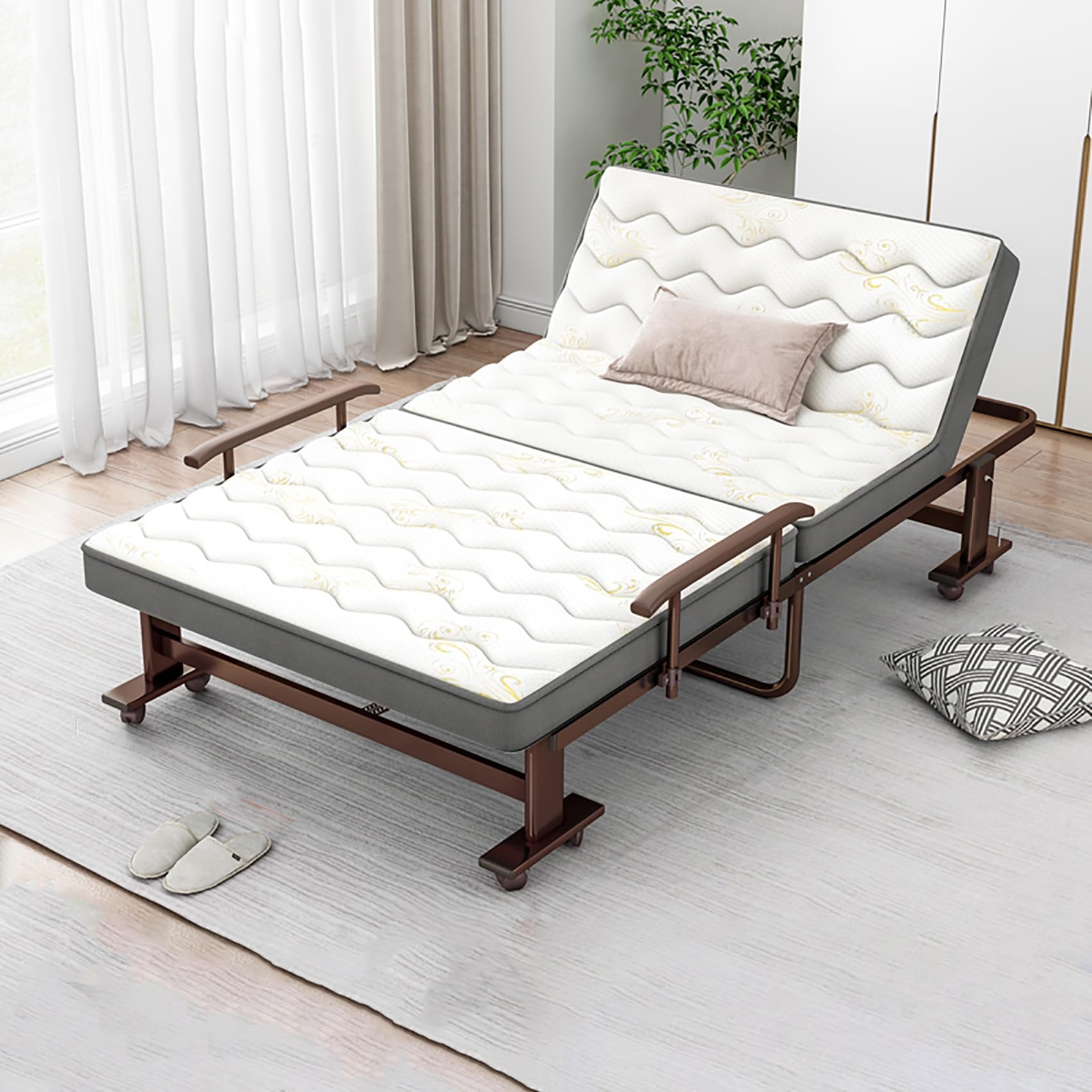 Amazon｜FORRTY 折りたたみ ベッド おりたたみ ベット 高級