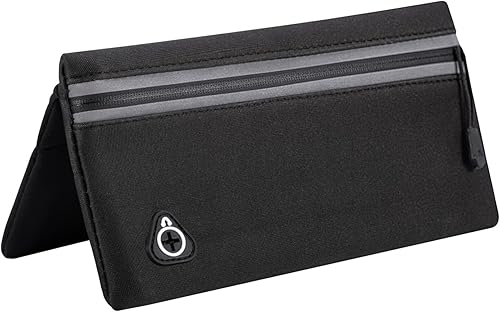 Riñonera magnética para correr, bolsa magnética para correr, bolsa magnética para correr para mujeres y hombres, con bolsillo con cierre magnético,