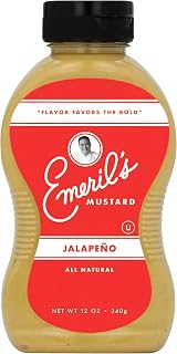 Gourmet Mustard - Dijon, Jalapeño & Sweet Spicy - 12 oz Premium All Natural Mustard Sauce (Single/Pack of 1, Jalapeño)