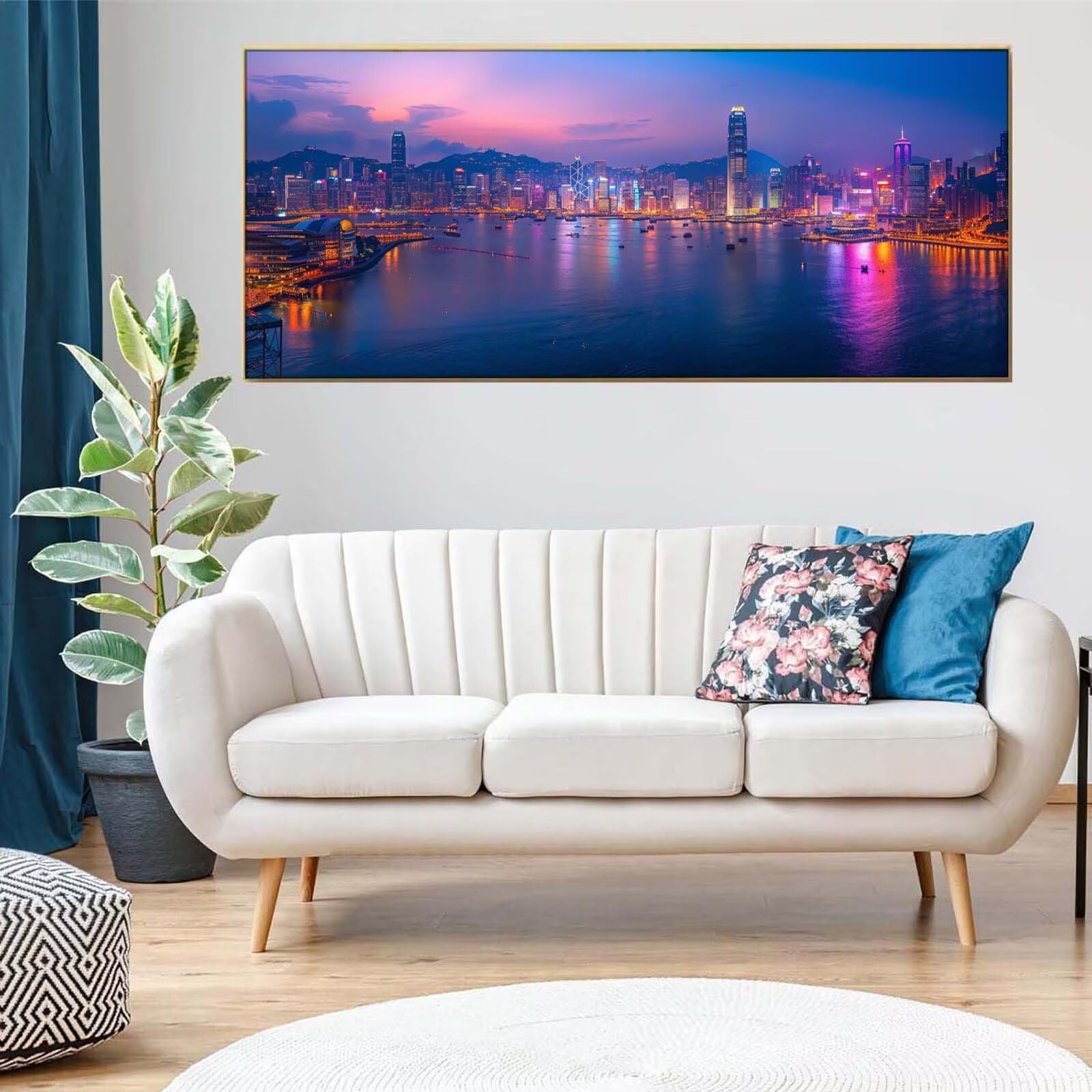 Zestaw do malowania diamentami 5D, malarstwo diamentowe miasto rzeka, malowanie diamentami duży rozmiar 80 x 160 cm, DIY mozaiki haft krzyżykowy, dekoracje świąteczne do domu, prezent dla kobiet Z-888