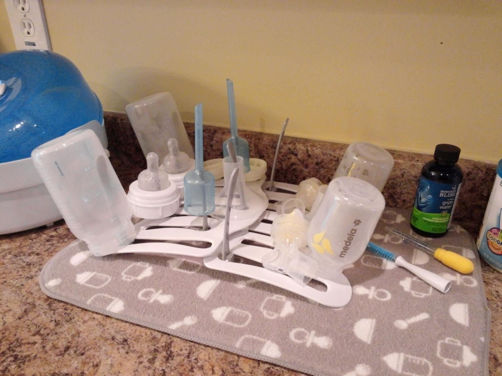 NEW! Prince Lionheart Deluxe Baby Bottle Pacifier Silverware Drying Station Rack NEW! Prince Lionheart Deluxe Baby Bottle Pacifier Silverware Drying Station Rack