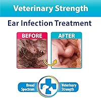 Vista 2 de BEXLEY LABS - Tratamiento veterinario para infecciones de oído de perros y gatos Curaseb. Trata infecciones de ácaros en el oído, levaduras, hongos