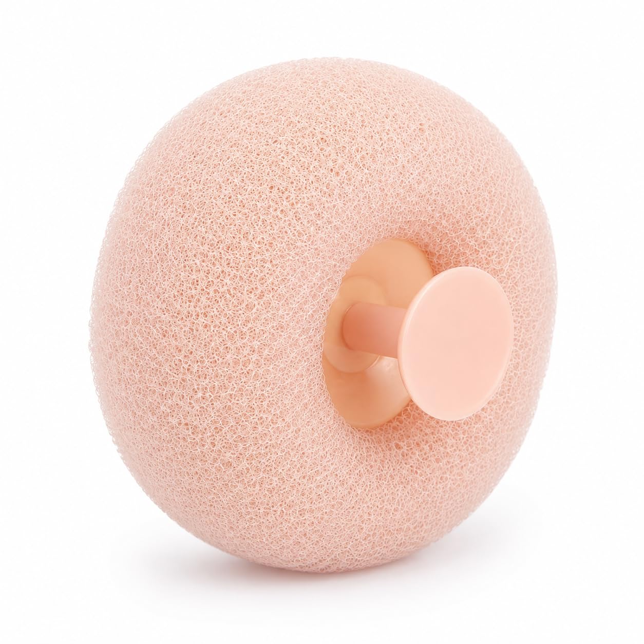 Bath Sponge Scrubber with Suction Cup Handle, Soft Exfoliating Body Scrubber for Men & Women, Reusable Shower Sponge for Deep Skin Cleansing, Rich Foam Bath Loofah for Wet & Dry Body Cleaning-image-8
