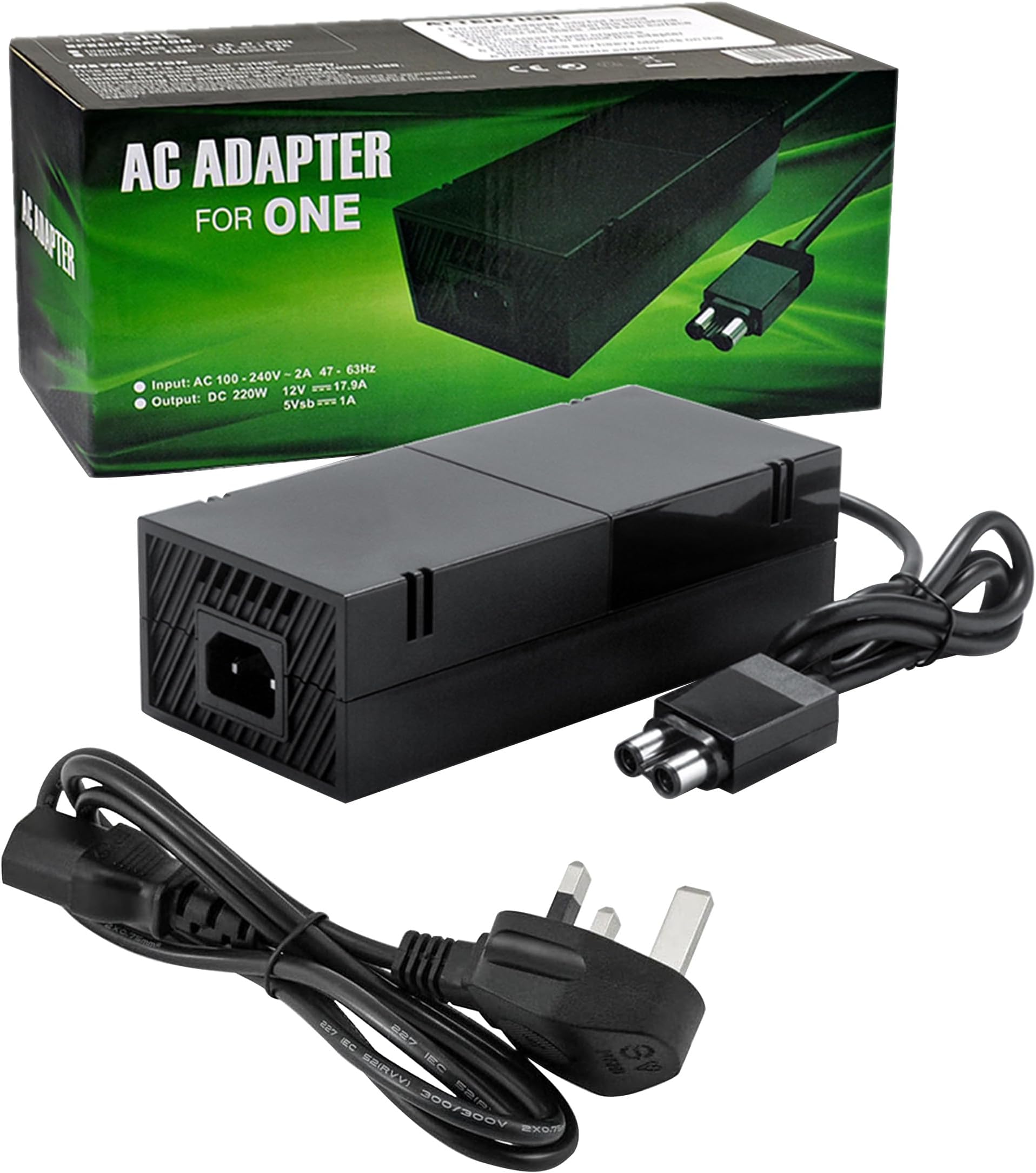 Xbox One Power Brick, Xbox Power Supply, AC Adapter Power Supply Charger Cord Replacement for