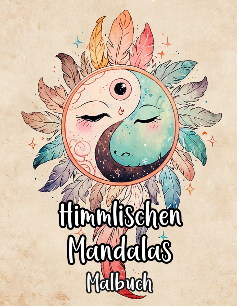 Himmlischen Mandalas Malbuch: Färbung Seiten Mit Kosmischen Dekorativen Mustern Galaktischer Zen-Kunst Astronomischen Geometrischen Motiven ... Stressabbau | Für Kinder Erwachsene