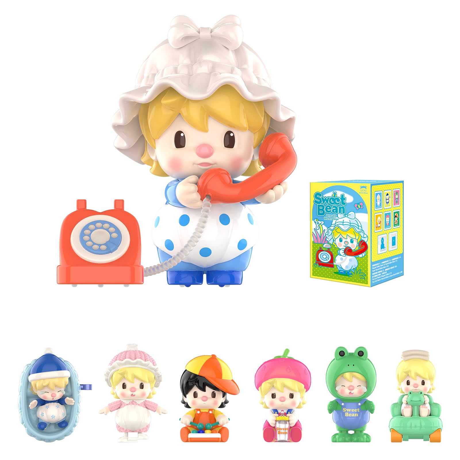 Amazon.co.jp: POP MART スイートビーンの成長イラスト ブラインド