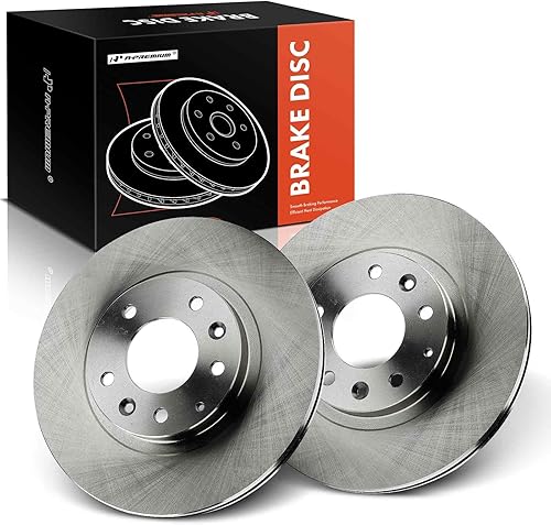A-Premium Rotores de freno de disco ventilados delanteros de 11.41 pulgadas (11.409 in) compatibles con modelos Mazda seleccionados - MX-5 Miata