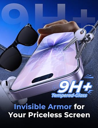 MAGIC JOHN 2 Pack for iPhone 17 Screen Protector