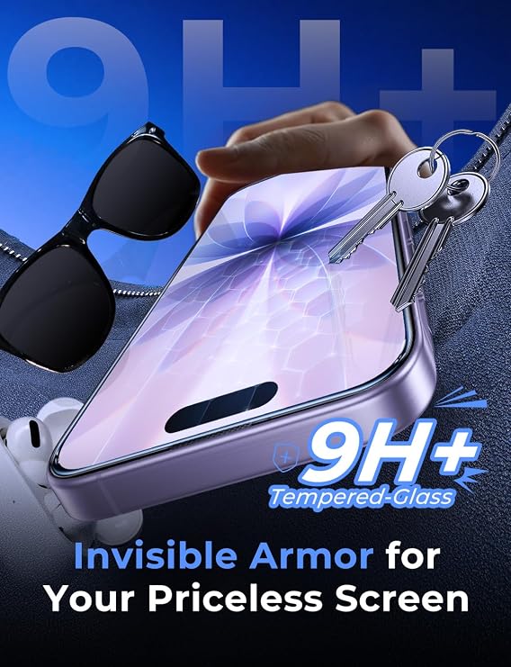 MAGIC JOHN 2 Pack for iPhone 17 Screen Protector