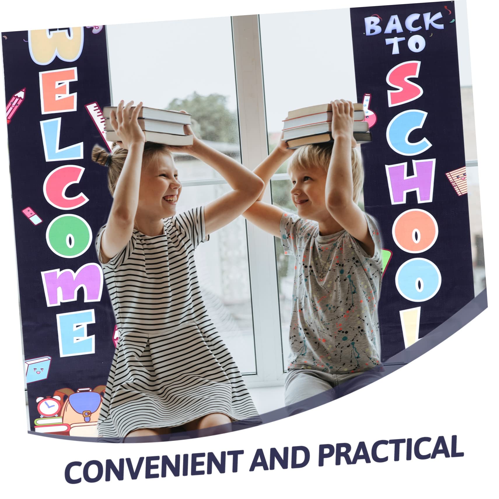 5 Pares De Adornos Fotográficos Para Decoración De Pancartas De Temporada Escolar Pancarta De Bienvenida Para El Primer Día De Clases Coplas Para La Puerta Del Aula Decoración Cabilock