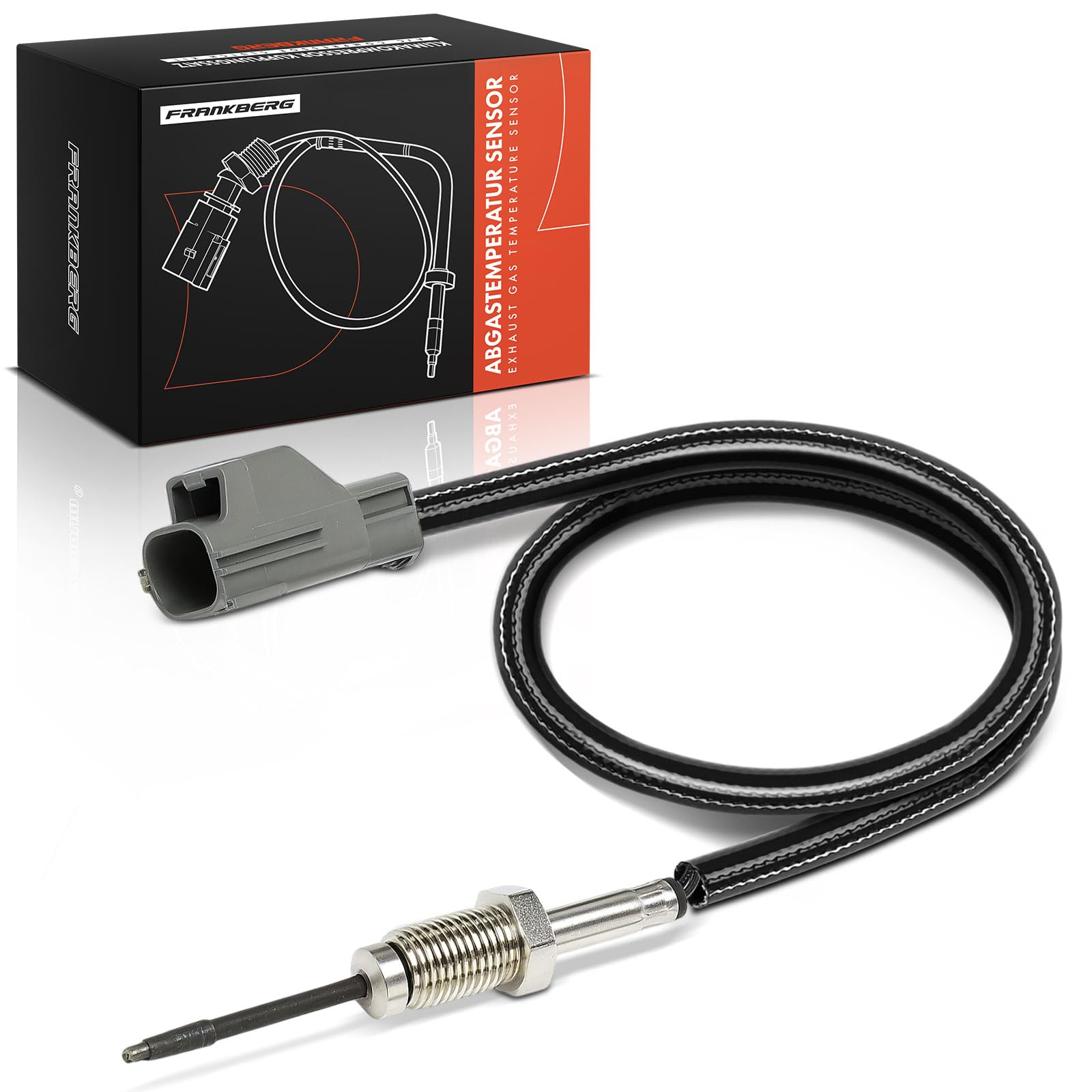 Frankberg Abgastemperatursensor Abgassensor Kompatibel mit Transit Courier B460 MPV Transit Courier B460 Kasten/MPV Replace# GK3112B591AB