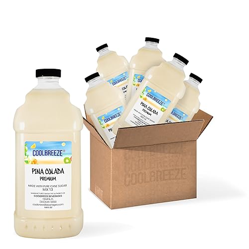 Miniatura 2 de Coolbreeze Bebidas listas para usar mezcla de bebidas congeladas - Piña Colada Premium - Una caja (seis botellas de 12 galón)