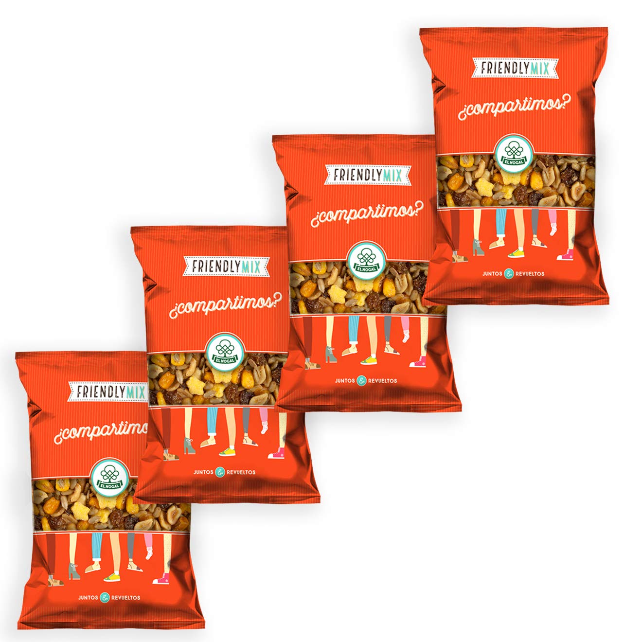 El Nogal Frutos Secos Cóctel de Frutos Secos Nº1 con Pasas Bolsa, 200 G. SIN GLUTEN. APTO PARA CELÍACOS.