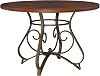 Powell Hamilton Dining Table, Cherry, 45 in x 29.5 in x 45 in