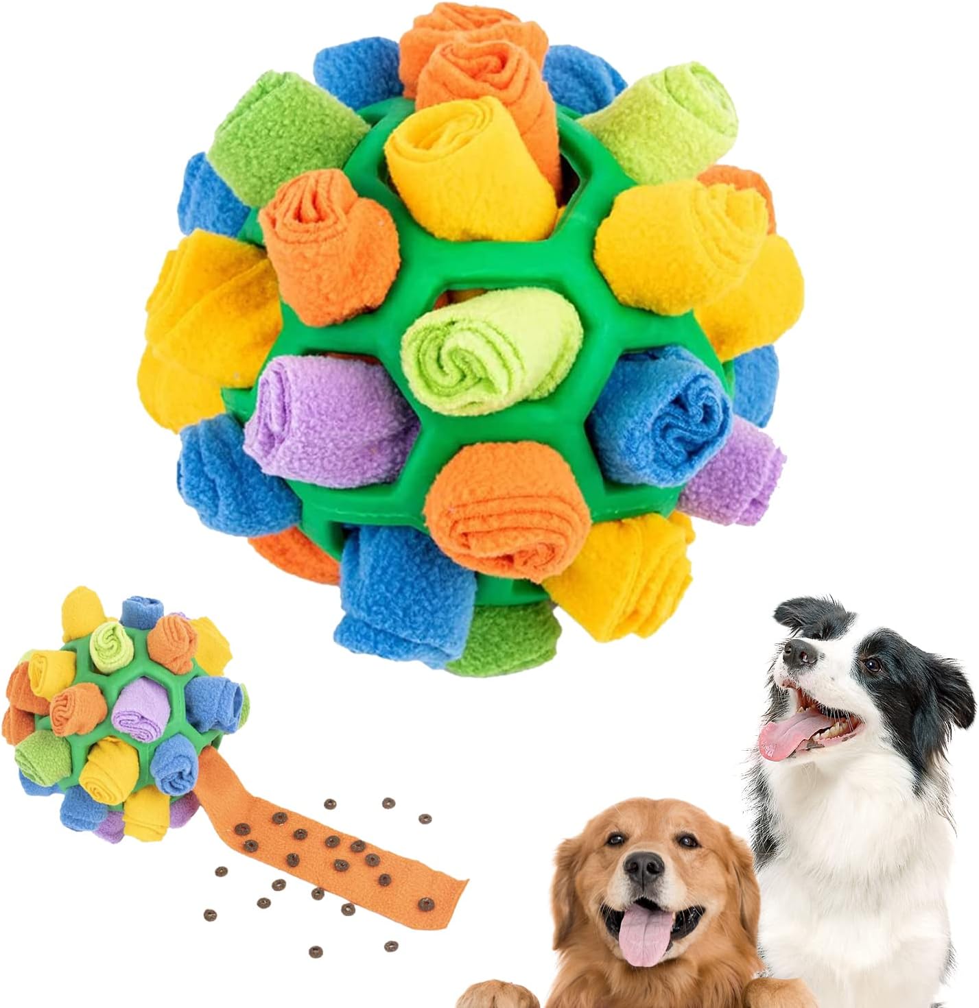 YISKY Jouet à Renifler, Puzzle Jouets Balle pour Chien, Tapis À