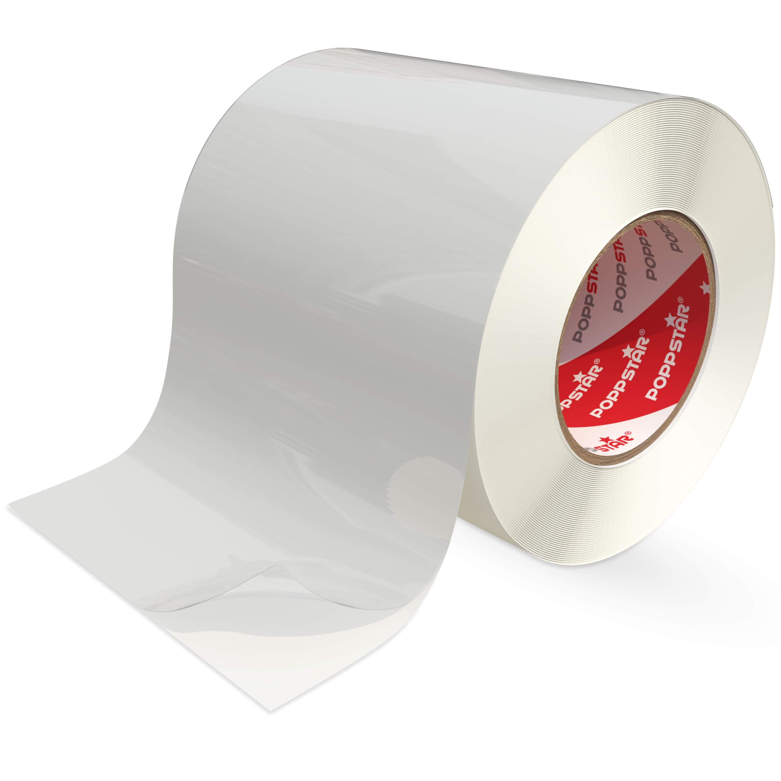 POPPSTAR Tent Repair Tape Waterproof, Thin & Flexible (10m x 8cm) Invisible Tape Repair Kit for Awning, Gazebo, Canvas, Inflatable Toys