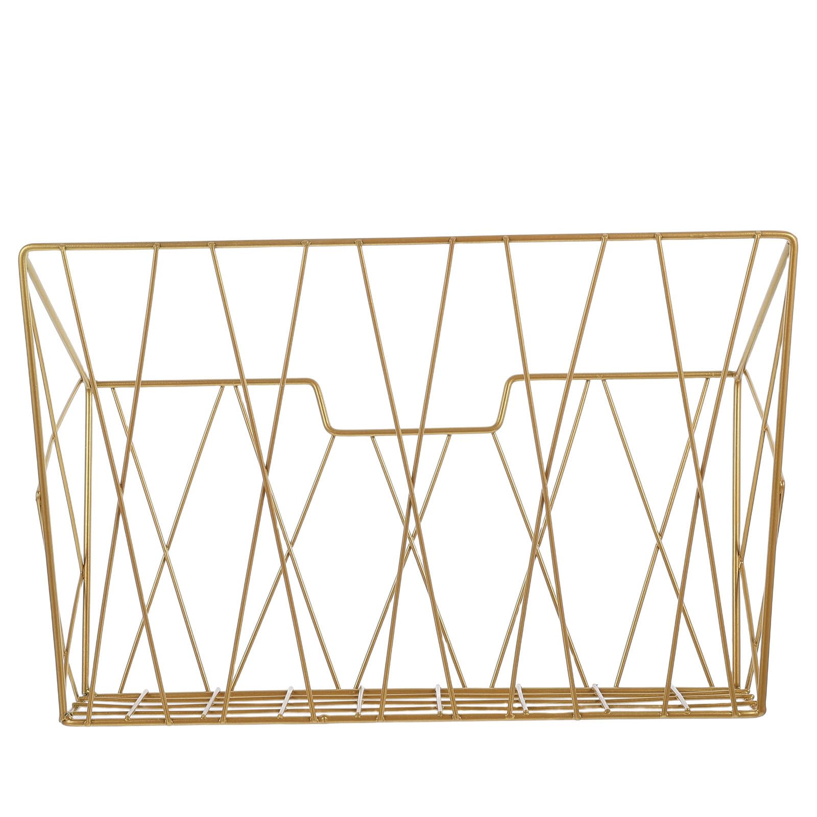 SAFIGLE Wall Mounted Metal Magazine Rack, Iron Decorative Organizer