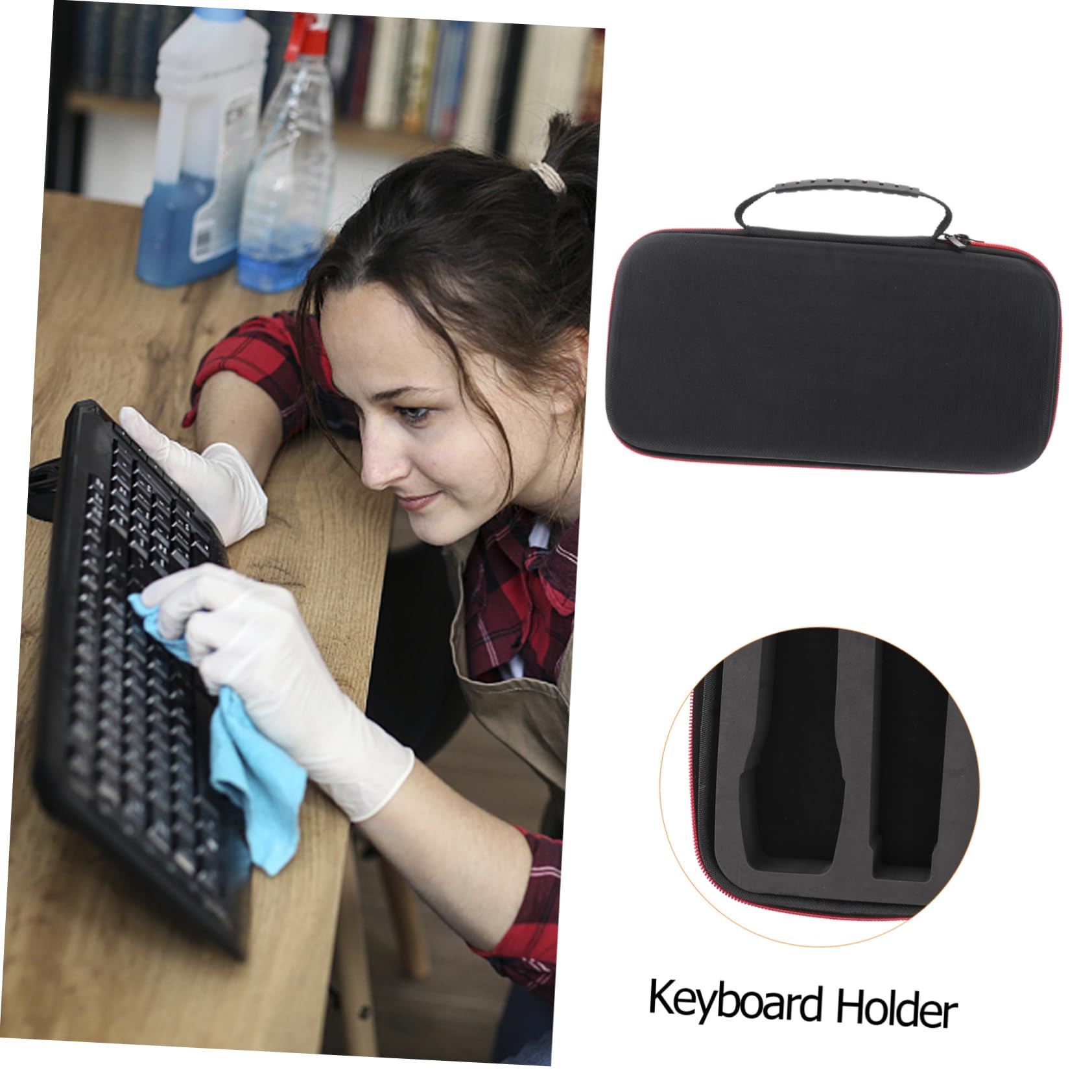 TOYANDONA Funda De Teclado Portátil y Resistente Al Agua Compatible con Teclado De Transporte para Protección contra Golpes y Arañazos
