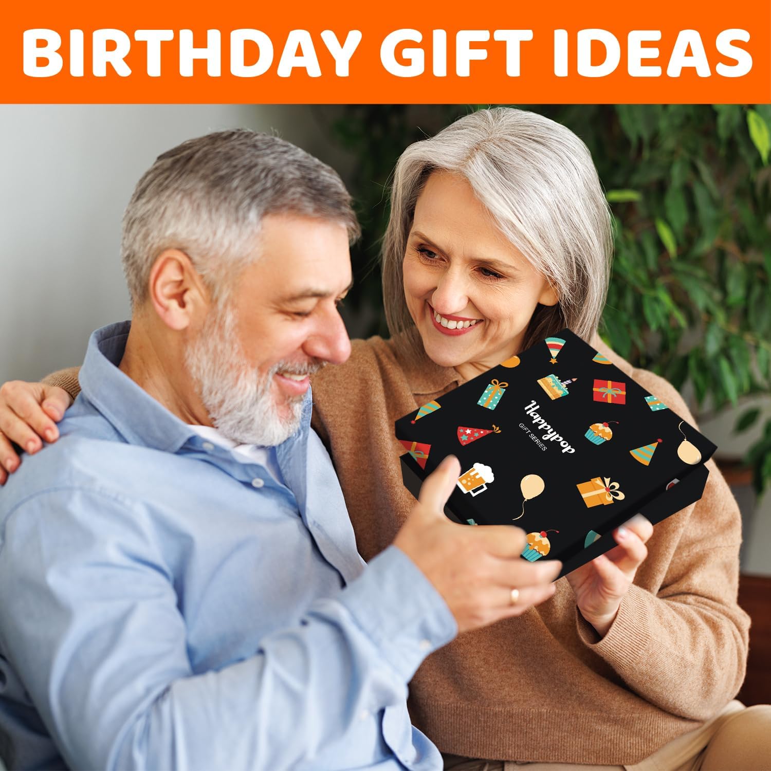 HAPPYPOP Birthday Gift Ideas - 1975 1984 Birthday Sock for Man Woman, Bday Gifts with Card - Image 2
