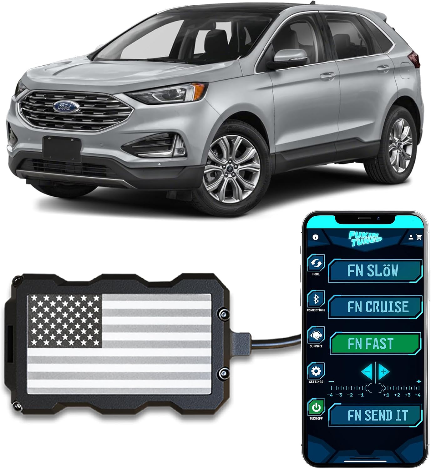 Throttle Response Controller for Ford Edge 2011-2024 (1st/2nd Gen) SE, SEL, SEL Plus, Sport, Limited, ST (2.0L 2.7L 3.5L 3.7L) | FT18