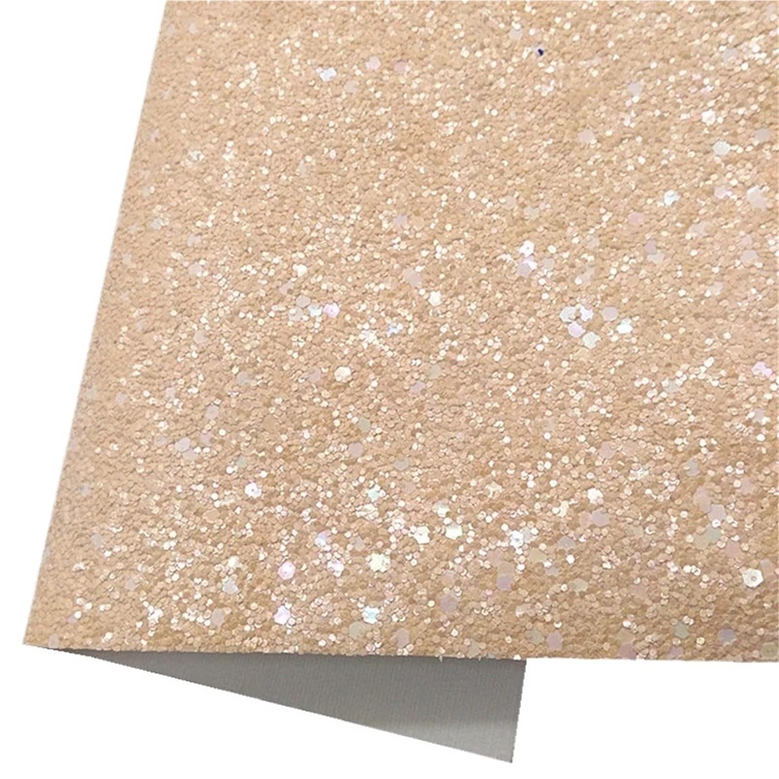 Tela de cuero con brillo grueso pastel para solucionar la falta de rigidez en lazos DIY
