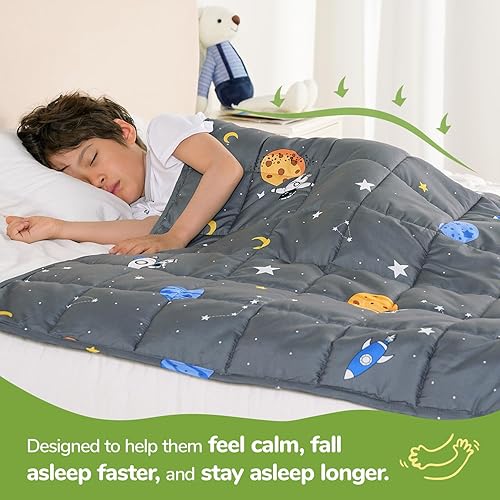 Miniatura 9 de Sivio Weighted Blanket,Cotton and Minky Fleece Throw Blanket with Beads, Reversible Heavy Blanket, 5lbs 36x48 Inch, Pink Cat