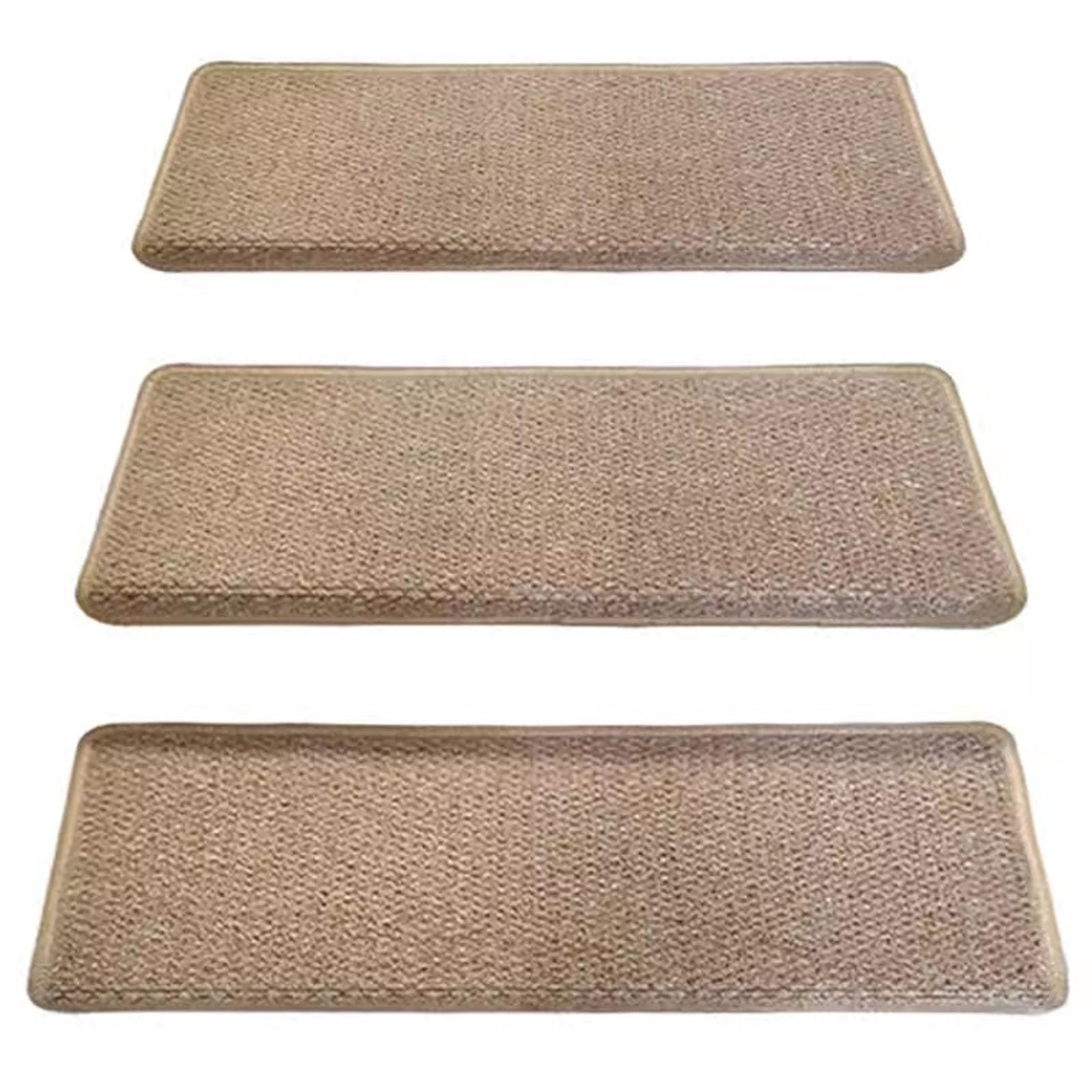 Alfombras autoadhesivas para escaleras que protegen los peldaños de madera en hogares con niños
