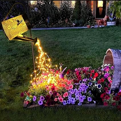 TEDOF Solar Watering Can Lihgts,Garden Decor,Outdoor Solar Lights Decoration,Mothers Day Gifts for Mom Women Grandma Birthday, Waterproof,Hanging Solar Lantern for Table Patio Porch Yard Lawn