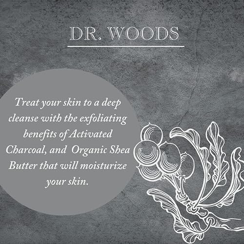 Miniatura 6 de Dr. Woods Jabón de barra de carbón activado para limpieza profunda de poros con manteca de karité orgánica, 5 onzas (paquete de 3)
