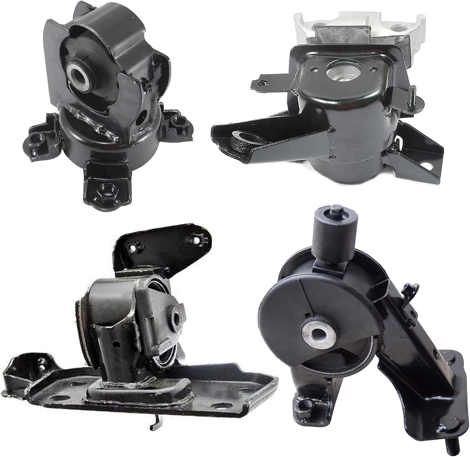 Compatible with 06-12 Toyota RAV4 3.5L FWD Engine Motor and Transmission Mount Set 4PCS A62064 A62057 A72015 A62072 2006 2007 2008 2009 2010 2011 2012