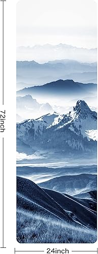 Miniatura 2 de Tapete de yoga antideslizante TPE para hombres y mujeres, tapete de entrenamiento grueso con correa de transporte, tapetes de fitness para