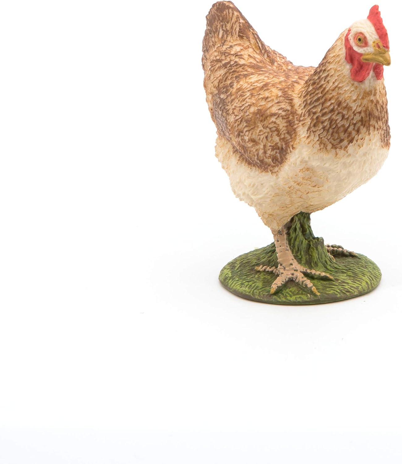 Papo - Realistic Hen Figure - Ages 3+ - Farm Life Collection - Educational Play Farm Animals - Gift Idea Toy for Girls and Boys