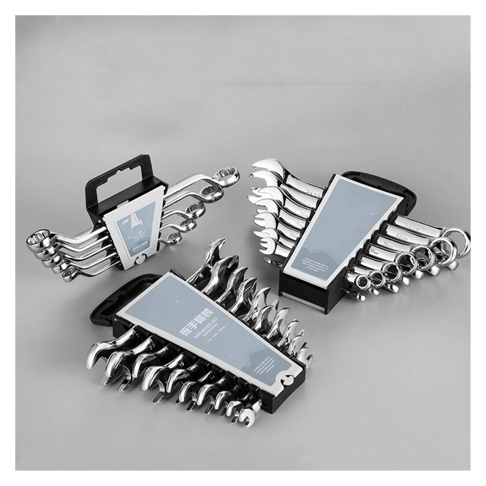 Klucz płasko-oczkowy metryczny 1 szt. Klucz Torx Klucz kombinacyjny ze stali wysokowęglowej klucz płasko-oczkowy rozmiar metryczny do narzędzi do naprawy automatycznej (kolor: B 7PC)