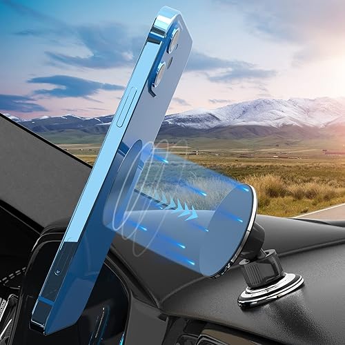 Miniatura 3 de Tryone Placa de metal para soporte magnético de automóvil, paquete de 4 discos con adhesivo 3M, compatible con imanes de teléfono/teléfono celular,