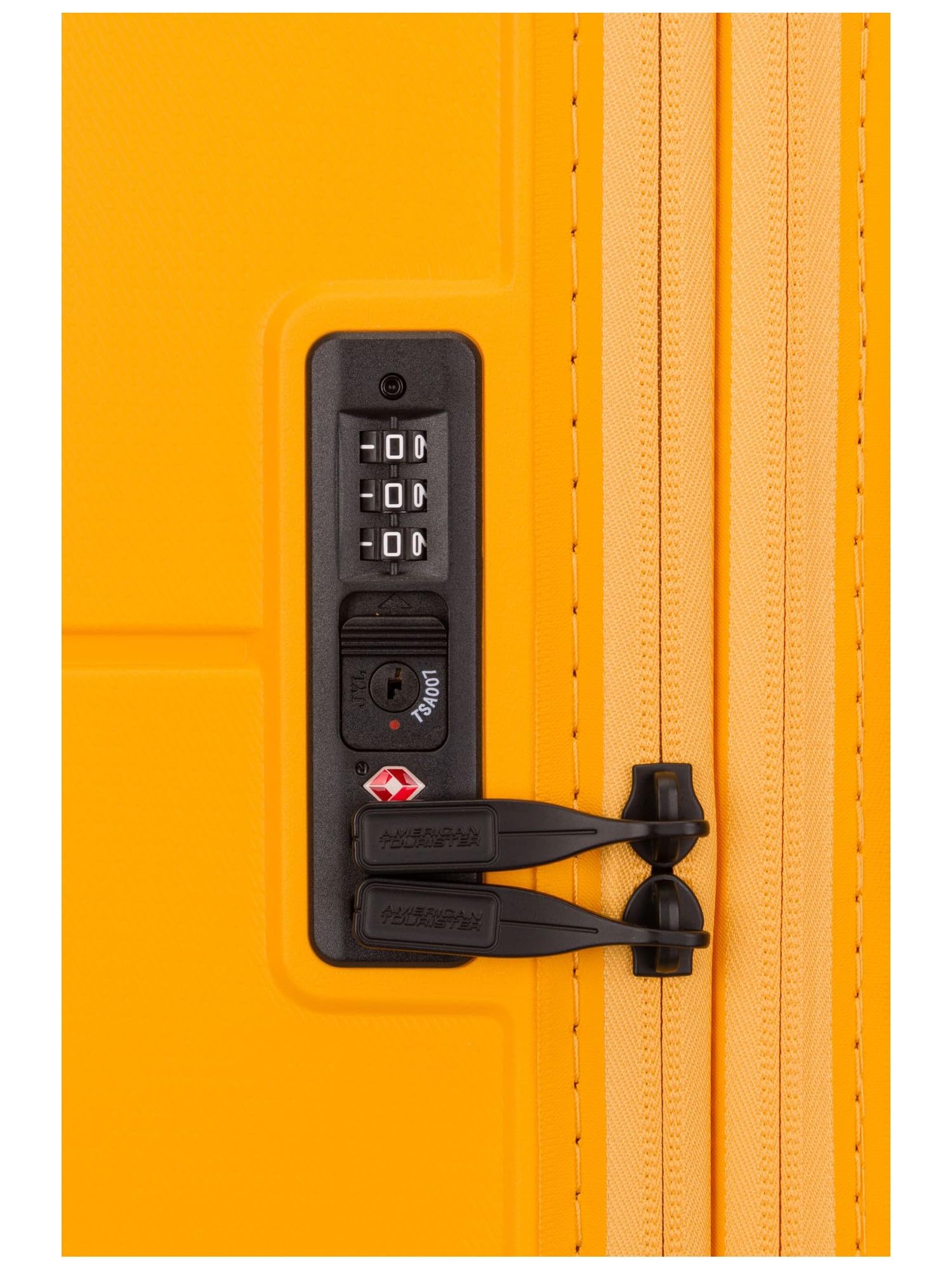 American Tourister Trolley Rigido Medio espandibile, con 4 ruote girevoli e chiusura integrata con combinazione a 3 cifre con funzione TSA. Dispone di un ampio scomparto principale, cinghie elastich