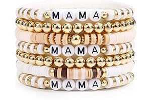 Heishi Beaded Bracelets: Colorful Mama Accessory