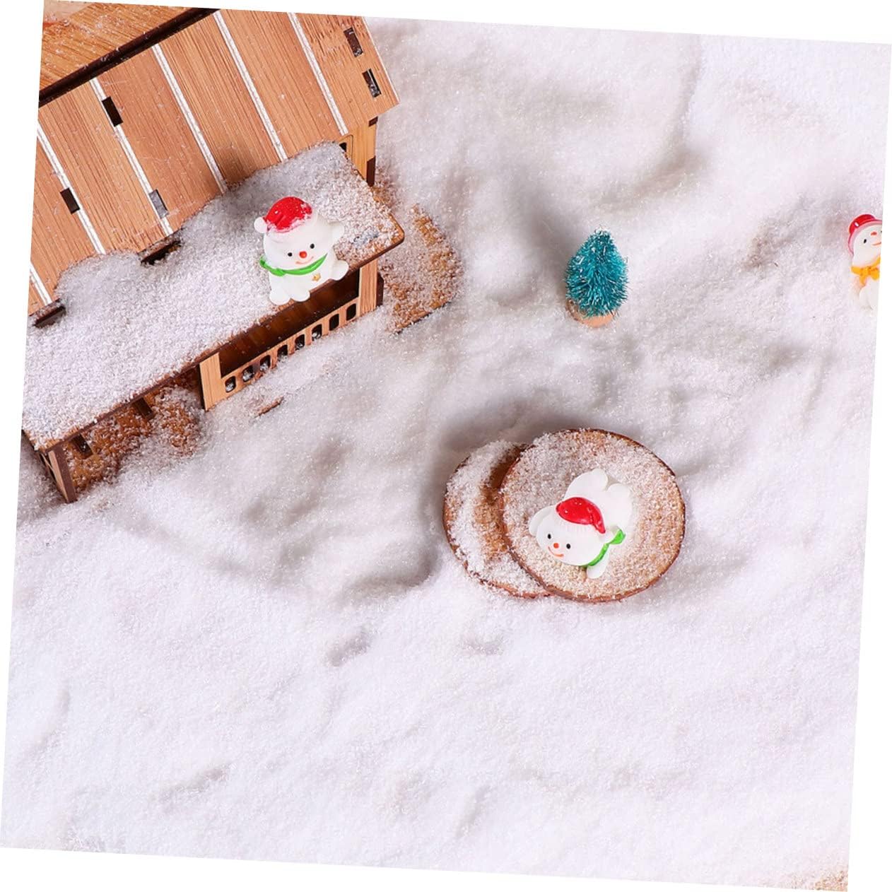 Ciieeo 1bag Artificial Snow Powder for Christmas Decor Realistic Fake Snow for Winter Holiday Displays Photography Props and Themed Parties