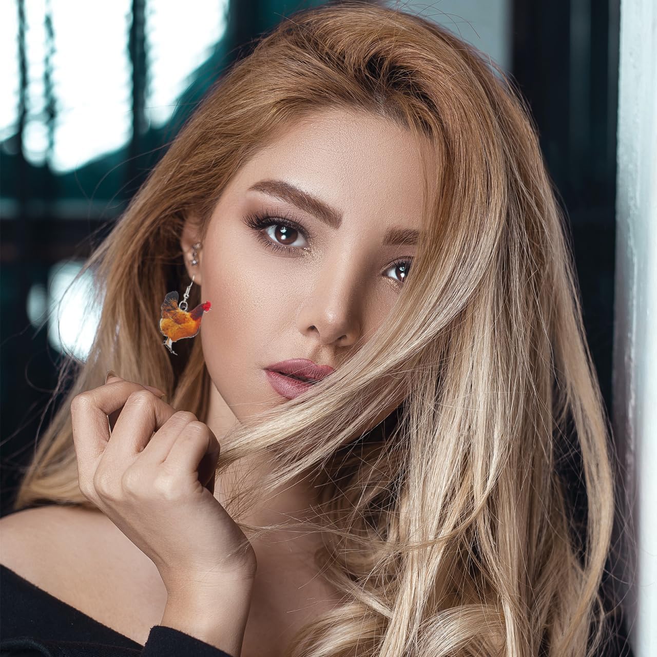 20Pcs Chicken Beads Mini Chicken Hen Charm Pendant for DIY Jewelry Making Earring Necklace Keychains - Image 2