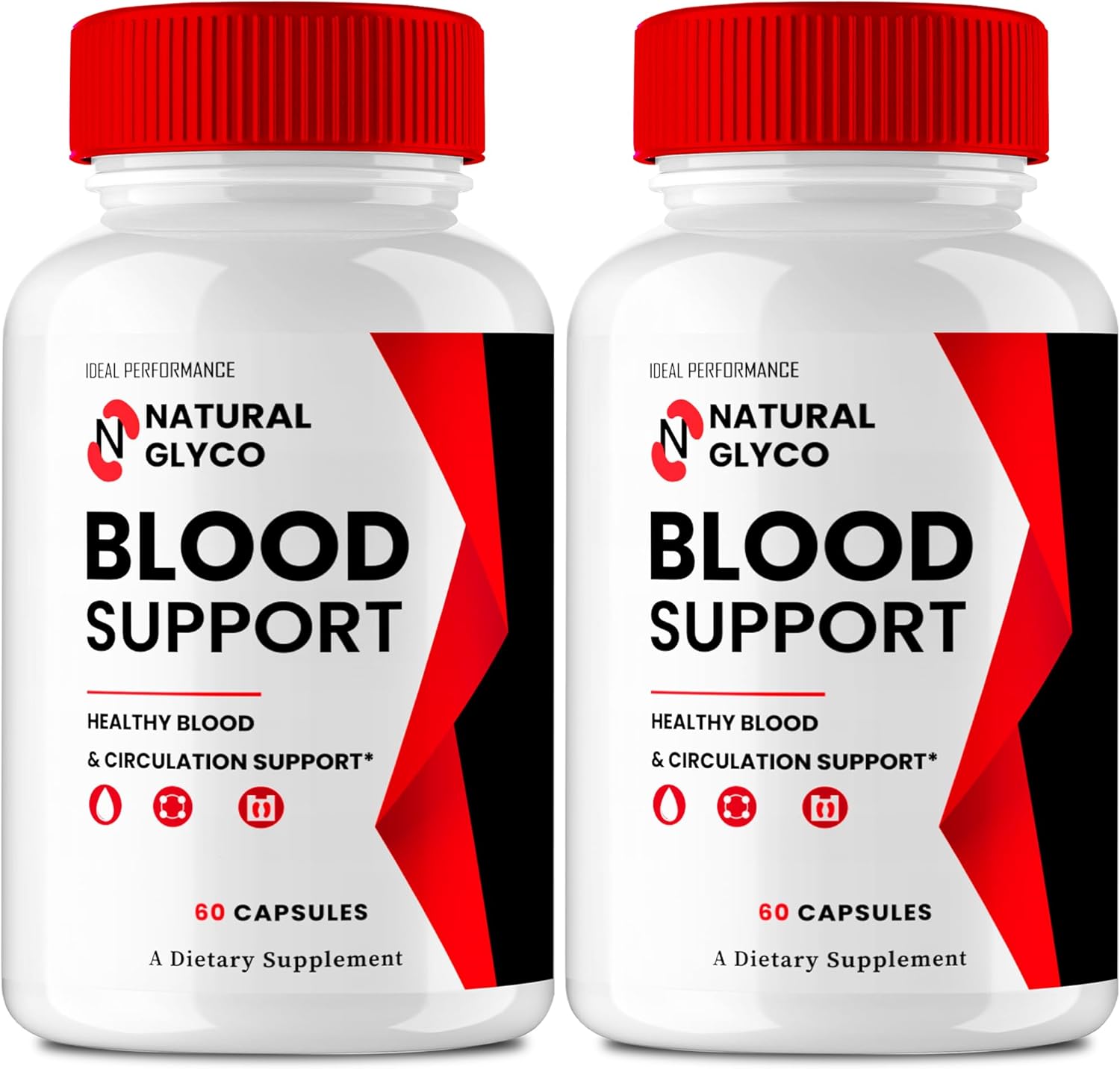 Natural Glyco Blood Support, Advanced Blood Formula Capsules, Natural Glyco Supplement Pills - Maximum Strength, for Healthy Circulation & Stable Level, NaturalGlyco Reviews (2 Pack)