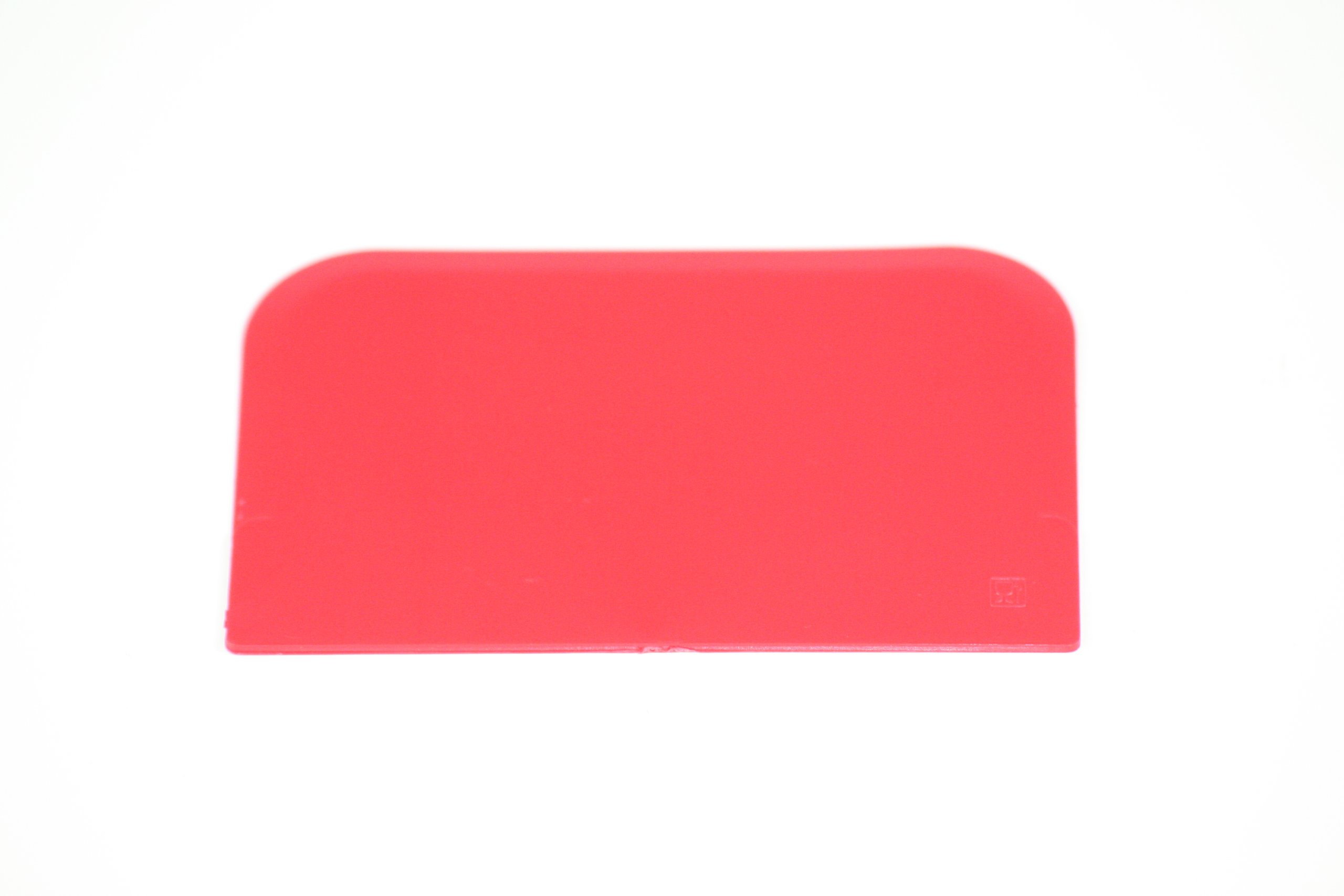 Paderno Red World Cuisine Plastic Bowl Scraper, Set Of 10