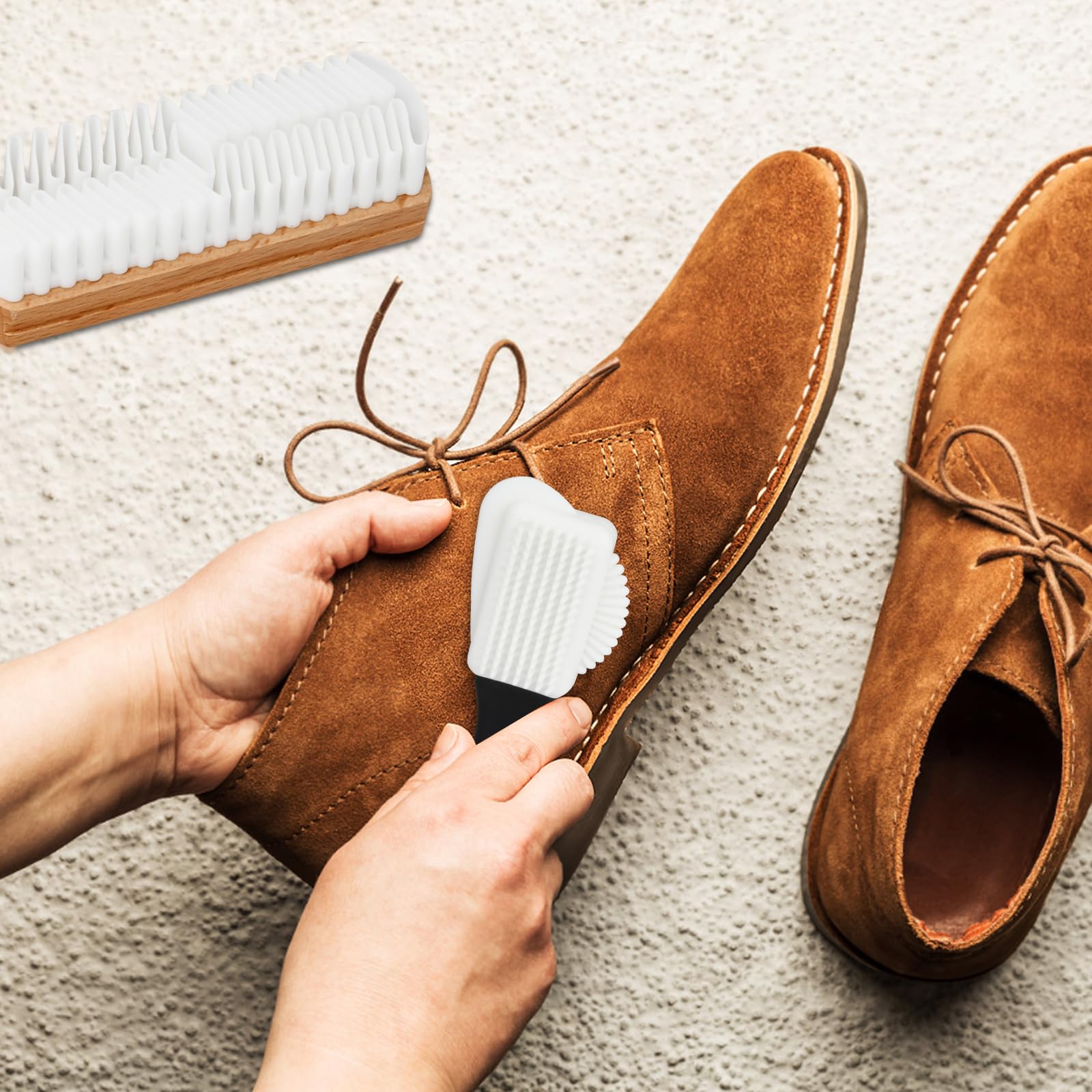 Cepillo Zapatos Ante Kit De Cepillos Para Zapatos De Gamuza Y