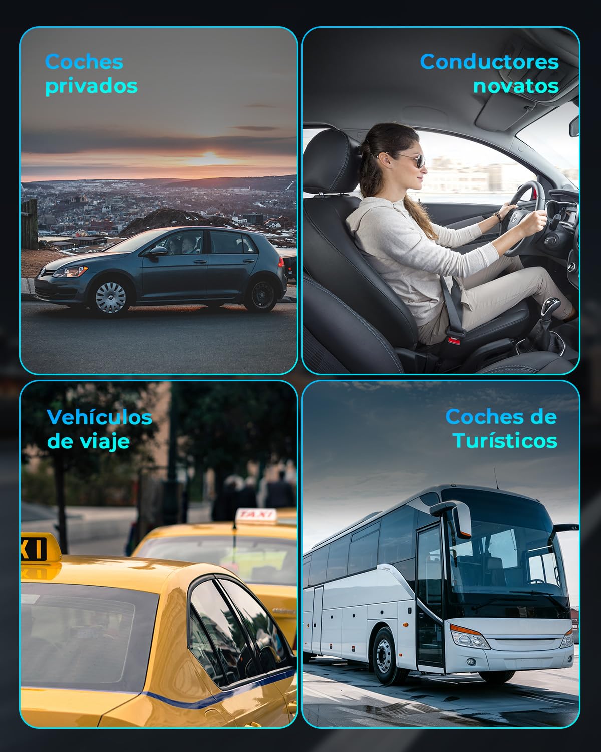 4G LTE Dash CAM para Coche 2K+1080P, Modo de Estacionamiento 24/7, GPS, OBD, Sensor G, App Alertas y Vista en Directo, Visión Nocturna, Grabación en Bucle, Tarjeta SD 32GB Incluida