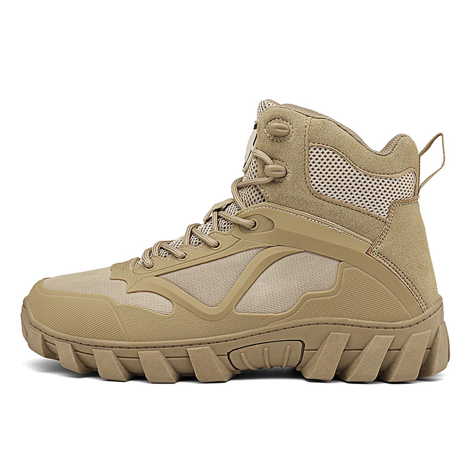 Botas de senderismo para hombre, impermeables, ligeras, de trabajo