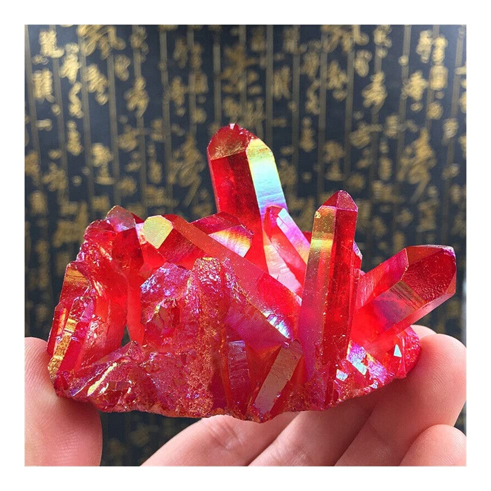 Amazon.co.jp: 石工芸品天然レッドクォーツクラスタークリスタル宝石石