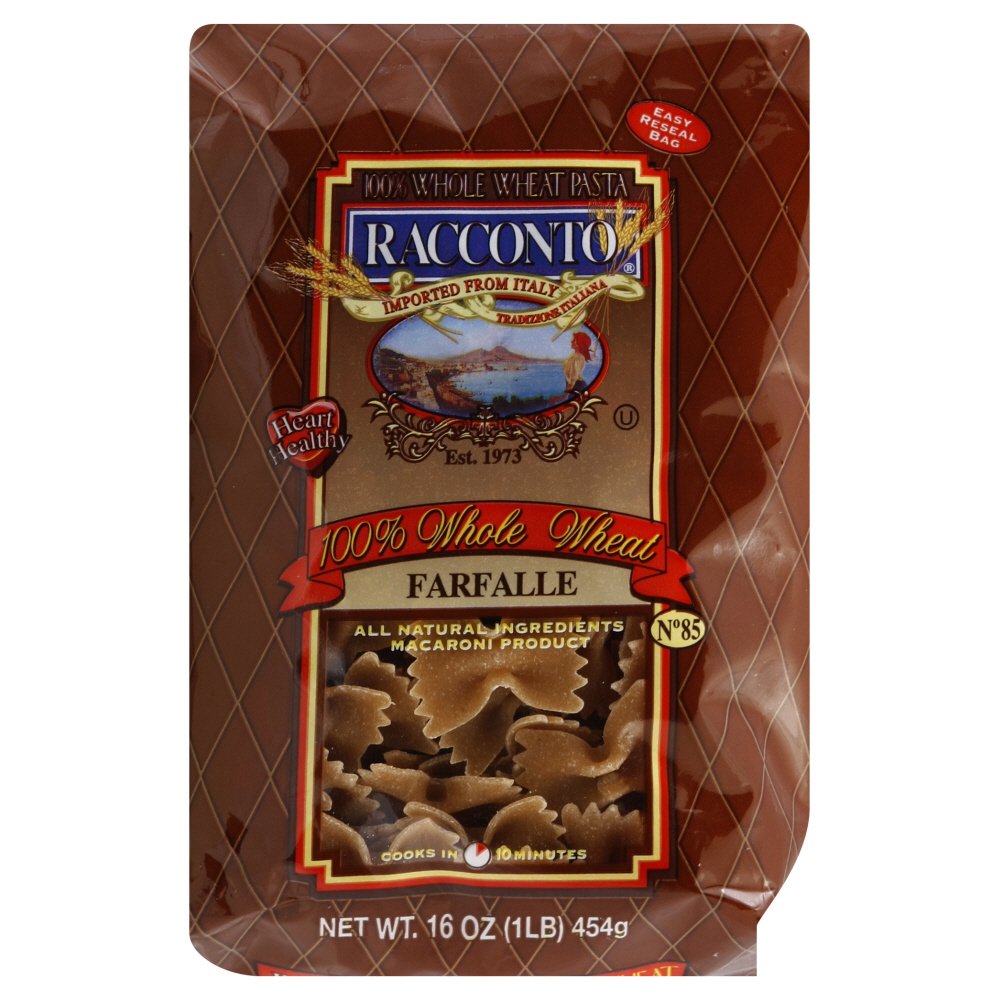 Racconto Pasta Whlwht Farfalle 16 Oz