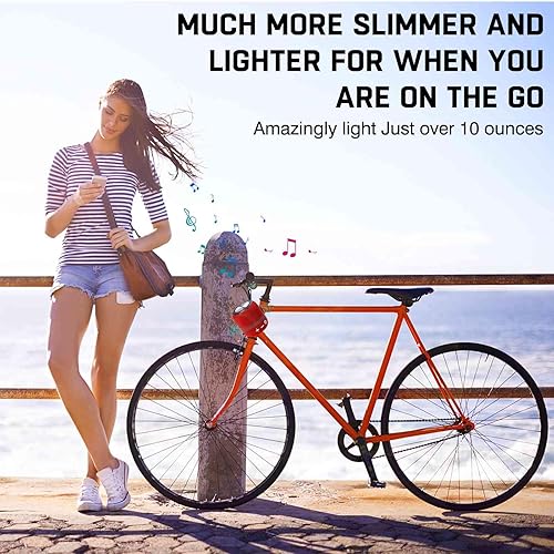 Miniatura 6 de UrbanX Altavoz Bluetooth potente sonido estéreo, IPX7 impermeable, verdadero emparejamiento estéreo inalámbrico, diseño portátil, último Bluetooth